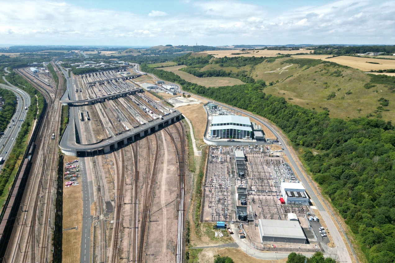 Through the Eurotunnel to England
